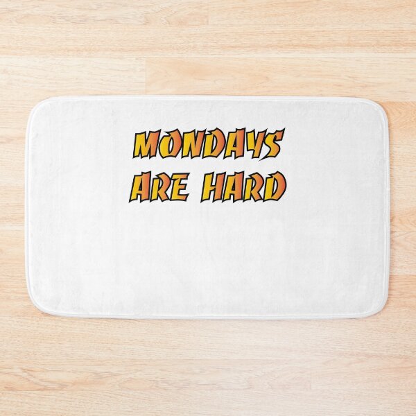 Item preview, Mondays are hard  designed and sold by ColourTrials.