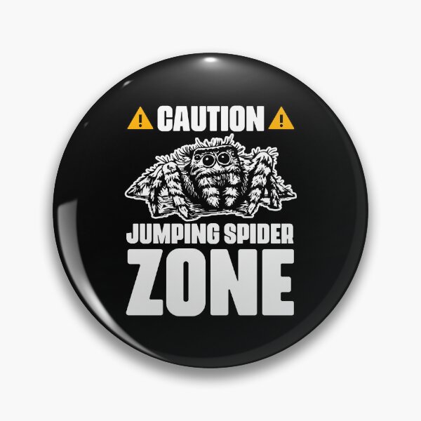 Item preview, Caution Funny Jumping Spider Zone For A Salticidae Collector designed and sold by Nessshirts.