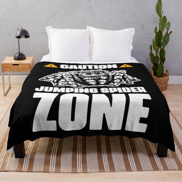Item preview, Caution Funny Jumping Spider Zone For A Salticidae Collector designed and sold by Nessshirts.