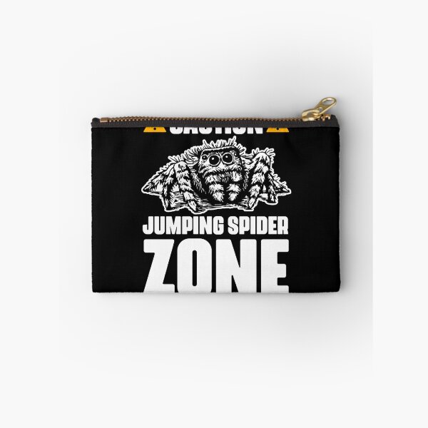 Item preview, Caution Funny Jumping Spider Zone For A Salticidae Collector designed and sold by Nessshirts.