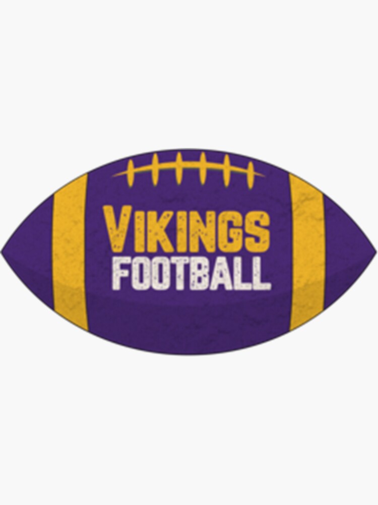 Minnesota Vikings Logo Type NFL Football Die-cut MAGNET