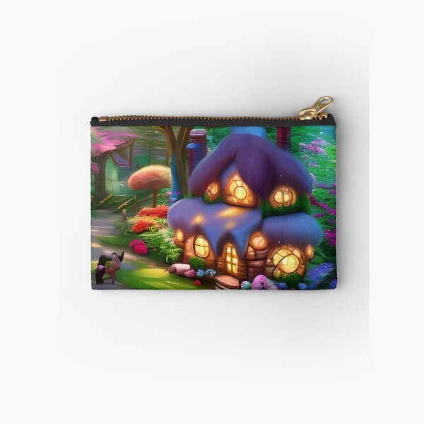 Item preview, Whimsical Cottage in the Forest - Colorful designed and sold by wynter57.