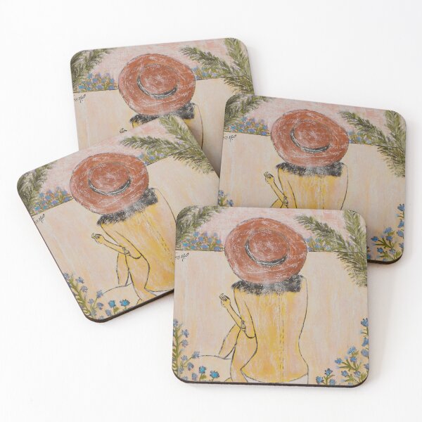 Item preview, Woman on pink background designed and sold by veraartgallery.