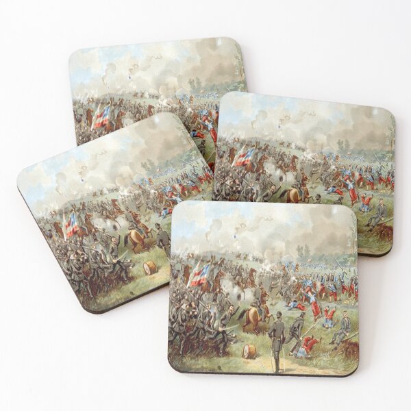 Item preview, American Civil War - Battle of Bull Run - 1861 - Art Print Design designed and sold by TheHappyK.