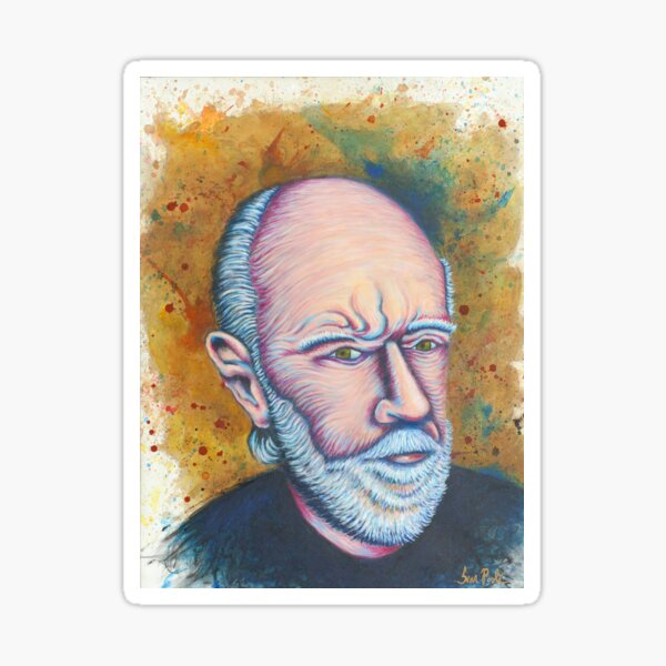 George Carlin Sticker