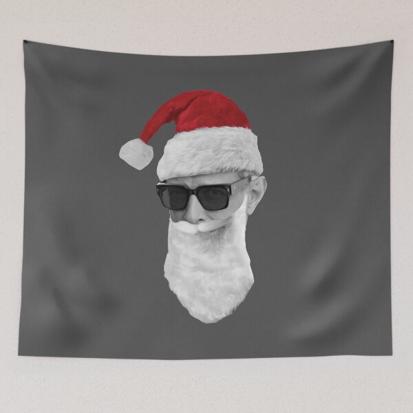 Item preview, Santa Jeff Goldblum - on Grey designed and sold by boltjesdesign.