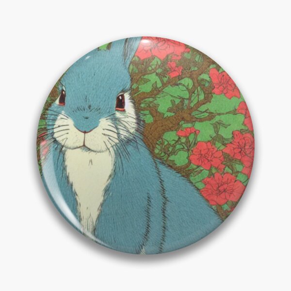 Item preview, Beautiful Floral Mini Rex Bunny Rabbit in Nature designed and sold by wigobun.