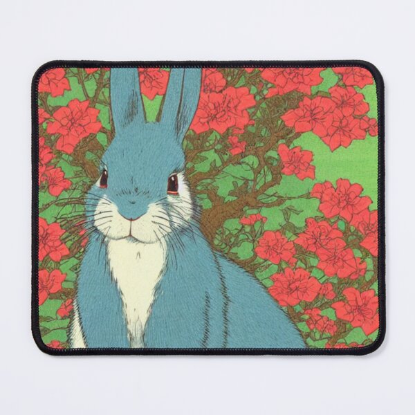 Item preview, Beautiful Floral Mini Rex Bunny Rabbit in Nature designed and sold by wigobun.