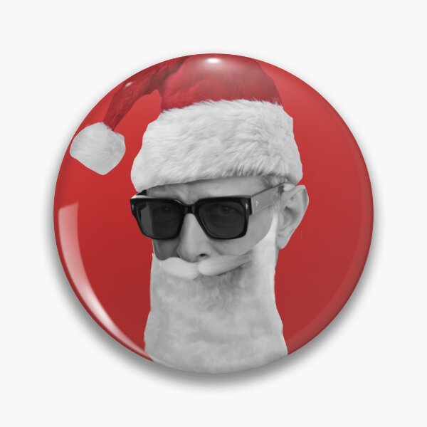 Item preview, Santa Jeff Goldblum - on Red designed and sold by boltjesdesign.