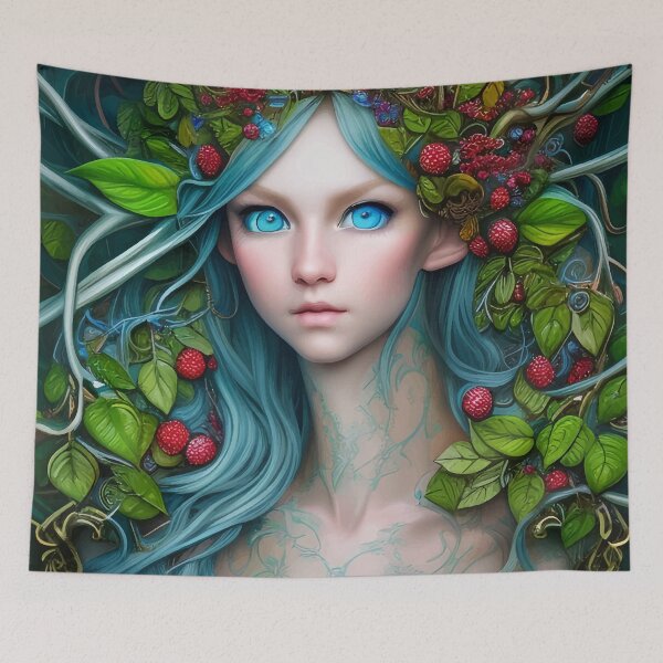 Item preview, Forest Elf Girl - Young Mother Nature - Earth designed and sold by wynter57.