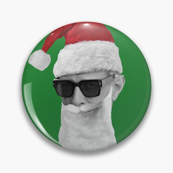 Item preview, Santa Jeff Goldblum - on Green designed and sold by boltjesdesign.