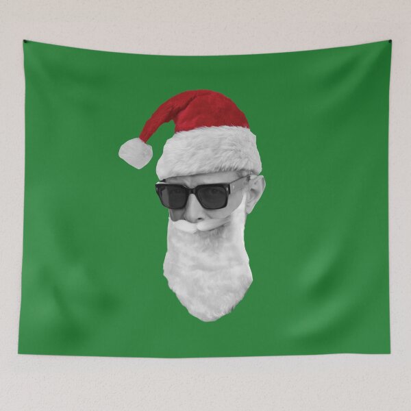 Item preview, Santa Jeff Goldblum - on Green designed and sold by boltjesdesign.