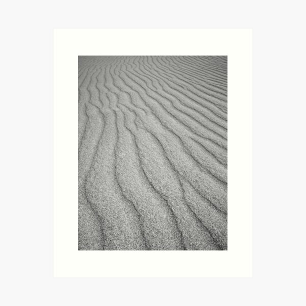 The lines of Little Sahara Art Print