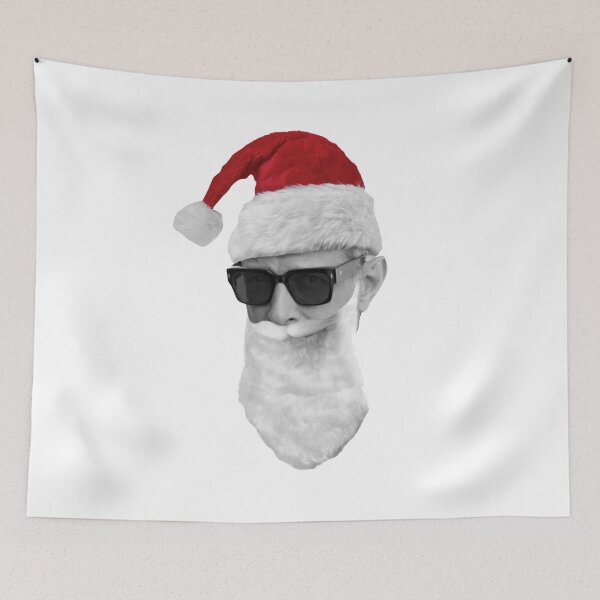 Item preview, Santa Jeff Goldblum - on White designed and sold by boltjesdesign.
