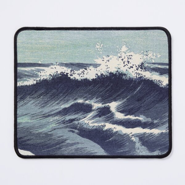 Item preview, Vintage Japanese Ocean waves (1878-1940)  by Uehara Konen designed and sold by BossyCatHome.