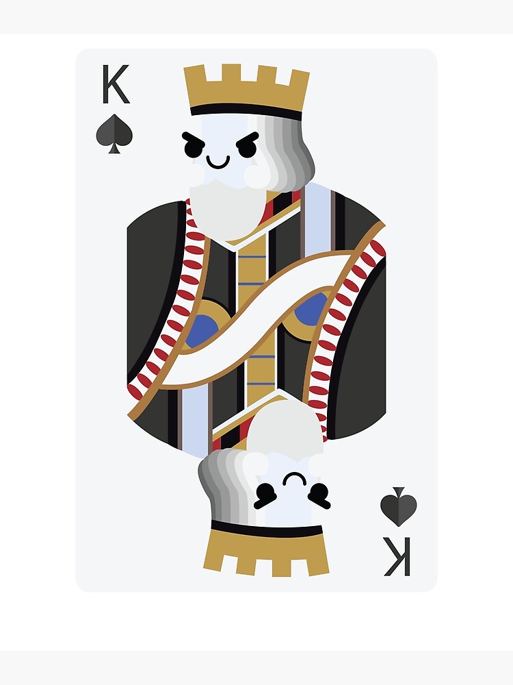 "King Emoji " Art Print by HippoEmo Redbubble