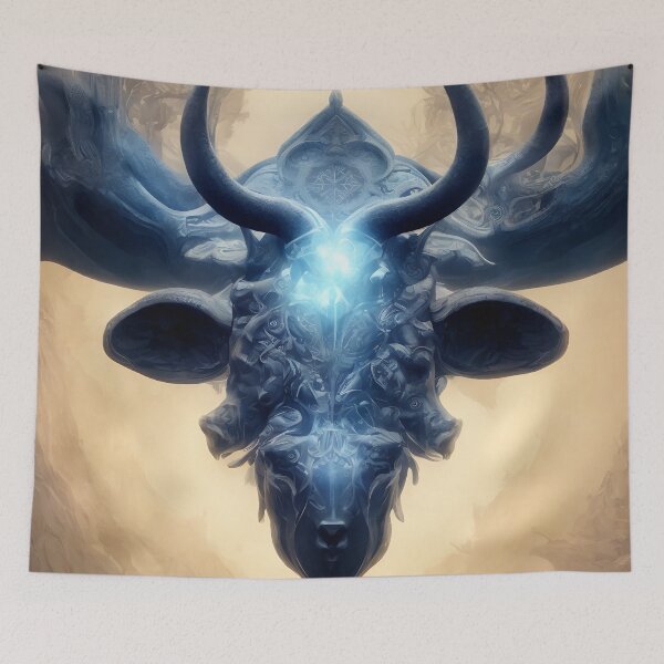 Item preview, Taurus zodiac sign, illustrative art, concept art designed and sold by LoveZodiac.