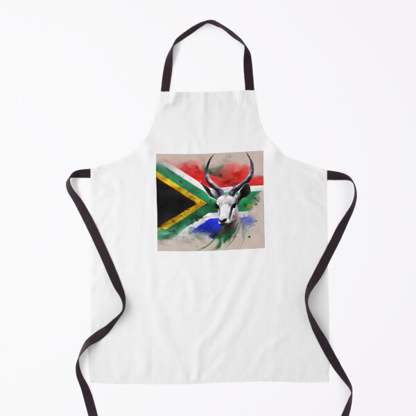 Artikelvorschau, Springbock mit südafrikanischer Flagge, Bokke entworfen und verkauft von Huesoffun.
