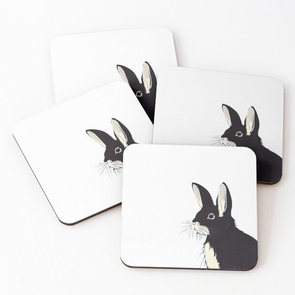 Item preview, Funny Black Mini Rex Rabbit American Bunny Cute Giant Bunny Mom designed and sold by wigobun.