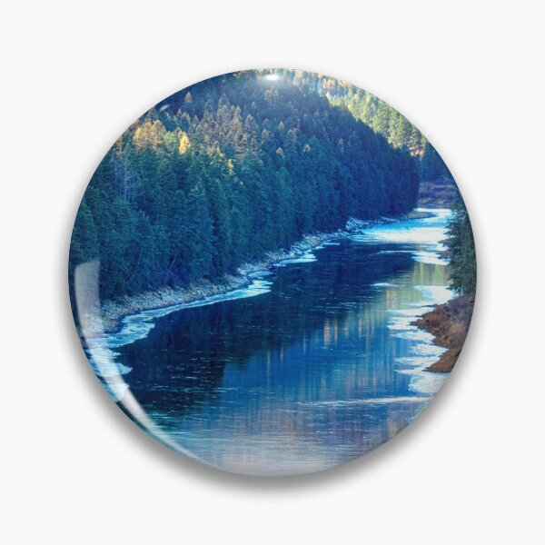 Item preview, The Clark Fork Winding Through the Mountains - Montana designed and sold by Kathy Weaver.