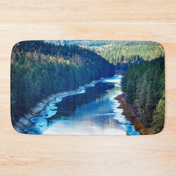 Item preview, The Clark Fork Winding Through the Mountains - Montana designed and sold by Kathy Weaver.