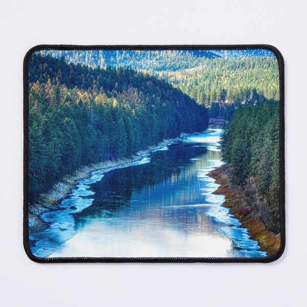 Item preview, The Clark Fork Winding Through the Mountains - Montana designed and sold by Kathy Weaver.
