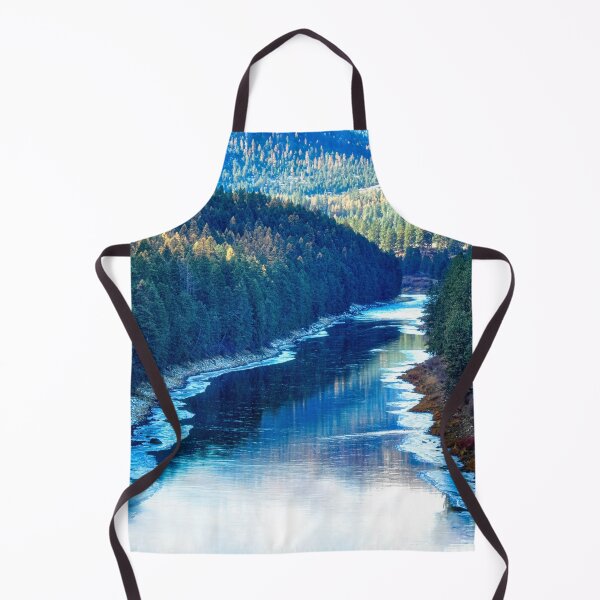 Item preview, The Clark Fork Winding Through the Mountains - Montana designed and sold by Kathy Weaver.