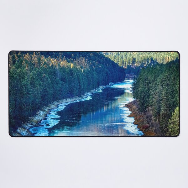 Item preview, The Clark Fork Winding Through the Mountains - Montana designed and sold by Kathy Weaver.