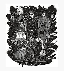 Inktober: Six of Crows Photographic Print