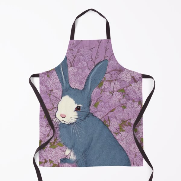 Item preview, Purple and Lilac Flowers Mini Rex Rabbit Bunny Cute Bunny Mom designed and sold by wigobun.