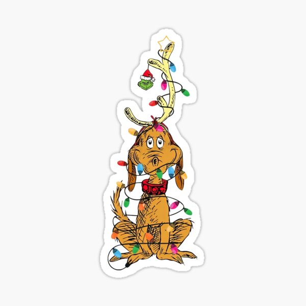 christmas elves grinch funny christmas ugly christ' Sticker