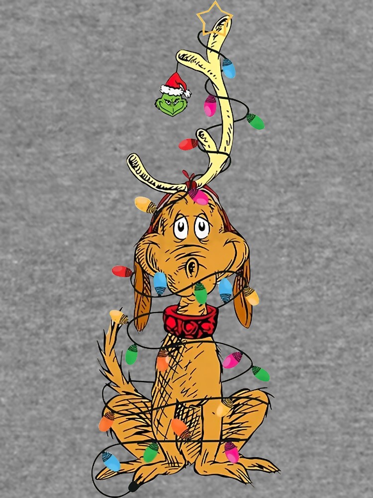 Thumbnail 5 of 5, Lightweight Sweatshirt, Dog Christmas Light designed and sold by AprilBerlin99.