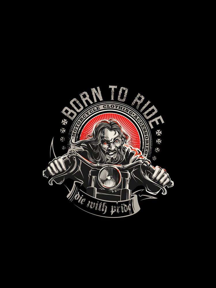 Thumbnail 4 of 4, iPhone Case, Born to Ride designed and sold by Racing-Style.