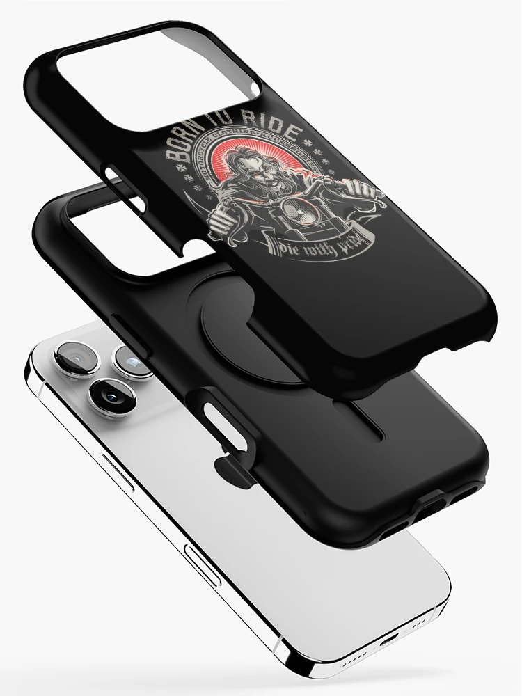 Thumbnail 2 of 4, iPhone Case, Born to Ride designed and sold by Racing-Style.