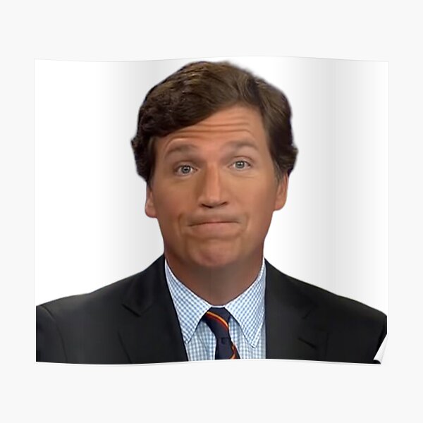 " Tucker Carlson⚡☔" Poster for Sale by brooksill22 | Redbubble