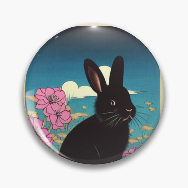 Item preview, Blue Sky with American Black Otter Netherland Dwarf Bunny Cute Rabbit Pet designed and sold by wigobun.