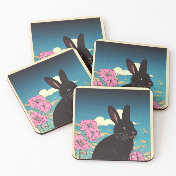 Item preview, Blue Sky with American Black Otter Netherland Dwarf Bunny Cute Rabbit Pet designed and sold by wigobun.