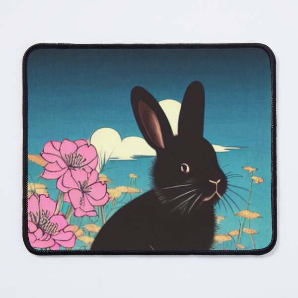 Item preview, Blue Sky with American Black Otter Netherland Dwarf Bunny Cute Rabbit Pet designed and sold by wigobun.