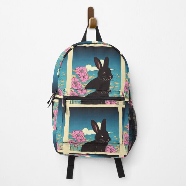Item preview, Blue Sky with American Black Otter Netherland Dwarf Bunny Cute Rabbit Pet designed and sold by wigobun.