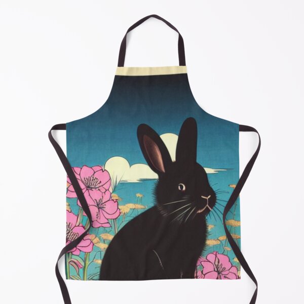 Item preview, Blue Sky with American Black Otter Netherland Dwarf Bunny Cute Rabbit Pet designed and sold by wigobun.