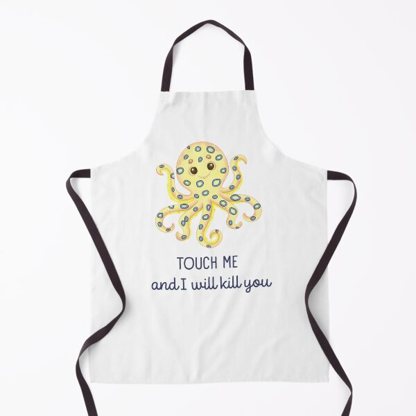 Item preview, Touch Me and I will Kill You Blue Ringed Octopus designed and sold by trendingatees.