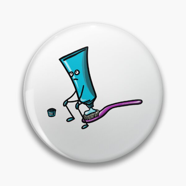 Item preview, Toothpaste doing business on a toothbrush - Dental designed and sold by guaka-molly.