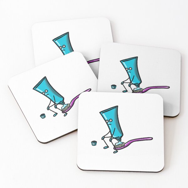 Item preview, Toothpaste doing business on a toothbrush - Dental designed and sold by guaka-molly.