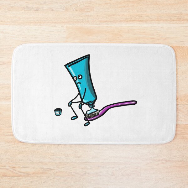 Item preview, Toothpaste doing business on a toothbrush - Dental designed and sold by guaka-molly.