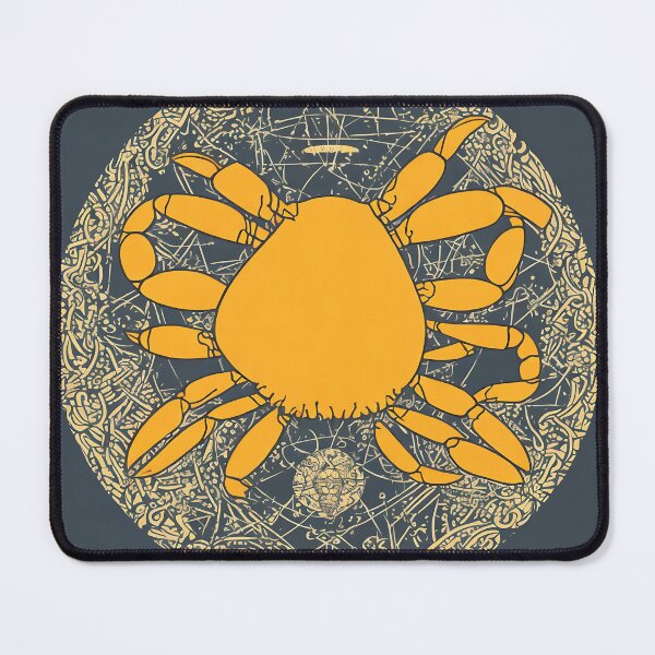 Item preview, Cancer zodiac sign logo, geometric, vector, symmetrical, minimalism designed and sold by LoveZodiac.