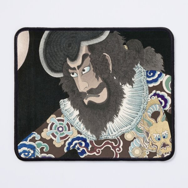 Item preview, Ichikawa Danjuro IX als Kezori Kuemon (1890) by Tsukioka Yoshitoshi designed and sold by BossyCatHome.