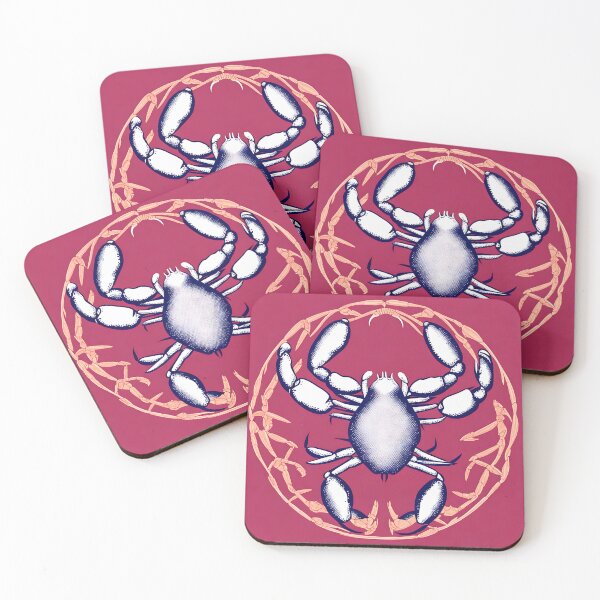 Item preview, Cancer zodiac sign logo, geometric, vector, symmetrical, minimalism designed and sold by LoveZodiac.