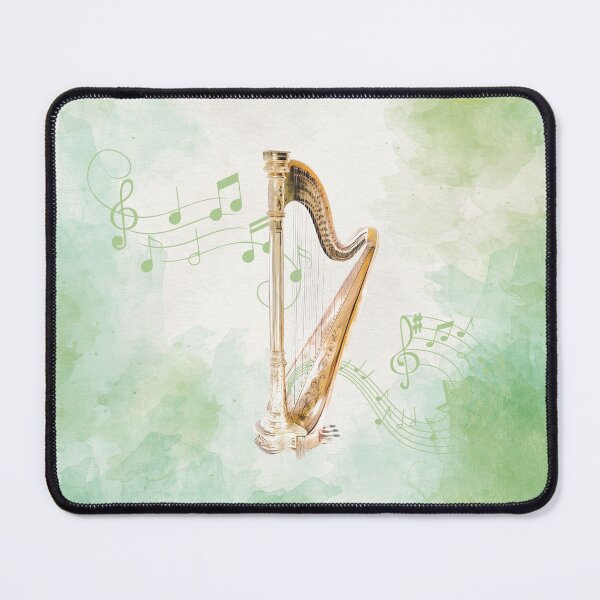 Item preview, harp designed and sold by piesdesignart.