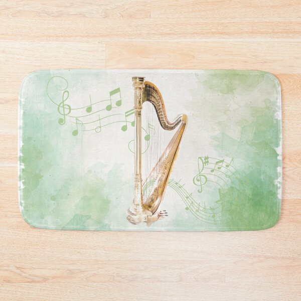 Item preview, harp designed and sold by piesdesignart.