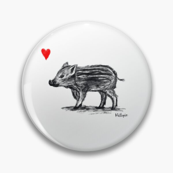 Item preview, Cute little wild boar designed and sold by Hellogrise.